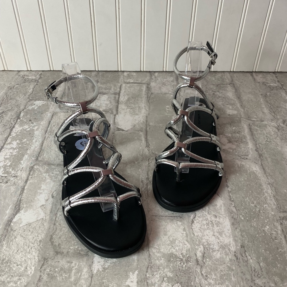 Rebecca minkoff Sarle Strappy Sandals silver